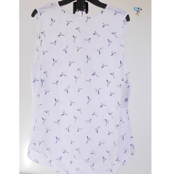 NWT Equipment Cocktail Print Top - Picture 1 of 4